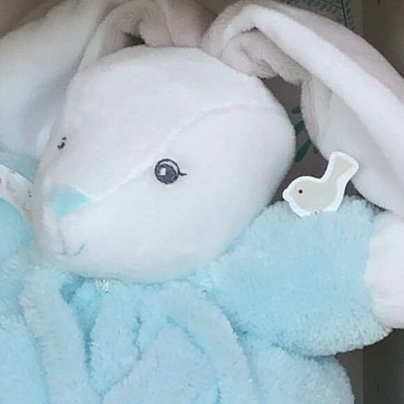 Kaloo Brand New Watercolor Blue Rabbit Soft Baby Plush Animal Bunny🐇🎨 - Picture 10 of 13